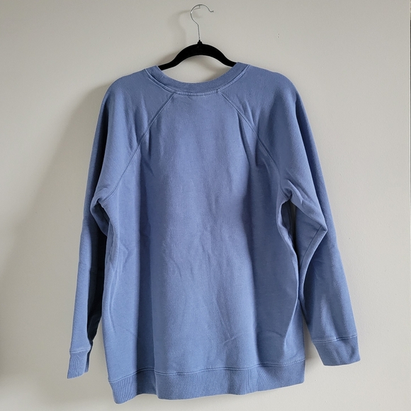 Victoria's Secret PINK Dusty Blue Crewneck Sweatshirt One Size - Picture 6 of 6